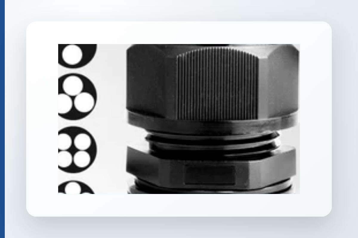 Multi-hole cable glands